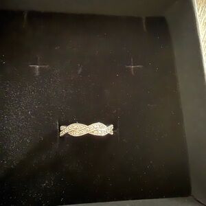 Sterling Silver Twisted Wedding Band Size 5.5 NWOT